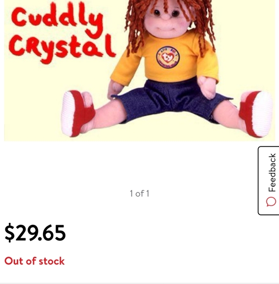 Exclusive BBOC Beanie Bopper Cuddly Crystal NWT - Picture 9 of 9